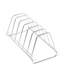 NH10 DESIGNS Steeliness Steel Dish Rack Plate Stand For 6 Layer Table Stand, Plates Holder Kitchen,Kitchen Rack,Stainless (Pack Of One, Nhspcountertop, Floating Shelves)