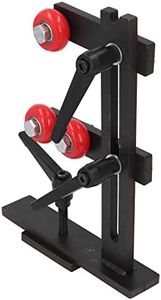 Woodworking Lathe Steady Rest, Motion Compact Size Metal Steady Rest Good Stability with 3Pcs Fixing Wheels for Long Shaft Workpieces