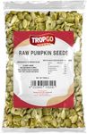 Tropgo Pumpkin Seeds - 500g - Packed Fresh, Premium Quality Healthy Snack - Raw Pumpkin Seeds - High in Fibre & Minerals, Gluten Free - Perfect for Snacking
