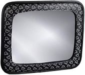 Disney Baby by J.L. Childress Adjustable Baby Car Mirror - for Rear Facing Infant, Child - Wide View, Shatterproof Car Mirror for Baby - Disney Car Travel Essential - Mickey Mouse Black