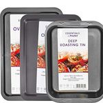 Mastronics Premium Bakeware Triple Pack - Set of 3 Carbon Steel Baking Trays