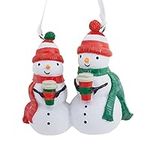 Hallmark Coffee with Snowman Friends Resin Christmas Ornament (0001HGO3100)