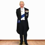 Star Cutouts SC4231 King Charles with Medals Lifesize Cardboard Cutout With Mini