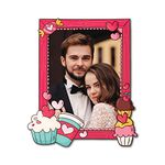 Bhai Please Dessert Love Personalized Fridge Magnet Custom Magnets with Photo | Gift for Girls, Women, Girlfriend, Husband, Boyfriend, Men | Birthday