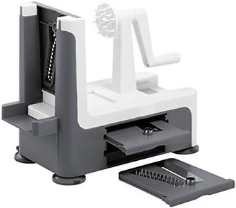 Lurch Spiralizer, Acciaio Inossidabile, Grün/Creme, 16 x 28 x 23 cm per Verdura, Lame intercambiabili