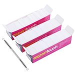 960 Pieces Lint Free Nail Art Gel Polish Remover Cotton Pad Nail Wipe With 1 Pcs Cuticle Double Head Pusher Remover Tool