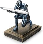 HDMbigmi Knight Pen Holder Pen Stand Desk Organizers and Accessories Resin Pencil Holder as Gift with a Fancy Pen for Office and Home Desk Organizer (Blue)