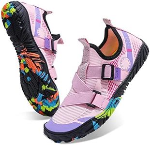 SPUKEP Water Shoes for Mens Water Shoes Quick Dry Swim Shoes Men Non-Slip Barefoot Shoes Men Yoga Shoes Beach Shoes Mens Hiking Diving Shoes Water Shoes for Womens Light Pink