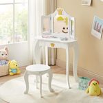 Kovhzcu Kids Vanity Table and Chair