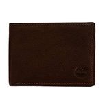 Timberland Men's Leather Passcase Security RFID Wallet Billfold, Dark Brown, One Size