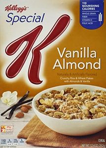 Kellogg's Special K Cereal Vanilla Almond, 12.4 Oz