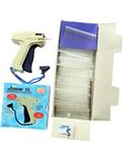 A.S Enterprises tag Gun Arrow 9S Machine + 5000pcs 15 MM TAG Clothing Garment Price Label Tag Gun Tagging Barbs Free with 1 Needle (Dark Cream) MHK