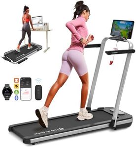 Mobvoi Home Treadmill SE 3 in 1 Folding Treadmill Walking Pad 2.5HP Compact Portable Under Desk Running Walking Machine-Silver