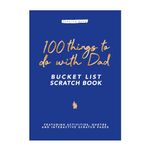 Gift Republic Dad Scratch Book 100 Things To Do With Dad Personalised Memory Journal Father's Day Birthday Gift