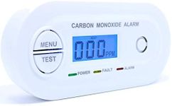 Fast Low Level CO Monitor by Forensics | Offices, Classrooms, Home, Retail | > 10ppm Display | 25ppm Alarm |