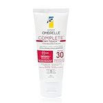 Ombrelle Sunscreen Complete Sensitive Body & Face Lotion, SPF 30, Ultra Light Moisturizing Cream, Hypoallergenic, Fragrance Free, 200mL