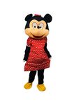 BookMyCostume Minnie Cartoon Mouse Mascot Costume For theme Party & Events | Adults | Full Size Adults