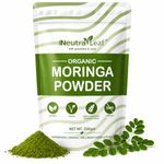 Neutraleaf Organic Moringa Powder | Drumstick Leaves Powder for Immunity | Rich in Iron, Calcium & Plant Protein | Superfood for Hair Growth & Glowing Skin | Non-GMO, Vegan | Resealable Bag | 200g