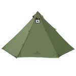 Longeek 2 Man Hot Tent Camping Ultralight Waterproof with Porch 4 Seasons Family Teepee