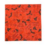 CTM Happy Halloween Bandana, Orange