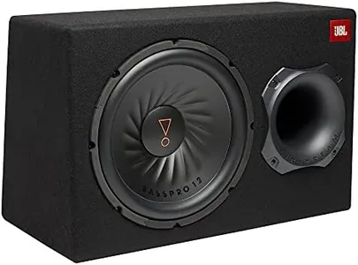 JBL SUBBP12AM - 12” amplified 12” Subwoofer with Sub Level Control, Black