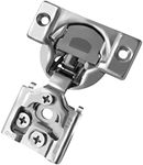 Berta (4 Pieces) 1/2 inch Overlay Soft Closing Face Frame Cabinet Hinges, 105 Degree 6-Ways 3-Cam Adjustment Concealed Kitchen Cabinet Door Hinges with Screws (1/2 in. Overlay, 4 Pieces)