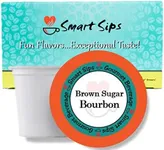 Smart Sips Coffee, Brown Sugar Bourbon Coffee, Medium Roast, Gourmet Flavored Coffee Single Serve Pods for Keurig K-Cup Brewers, 24 Count