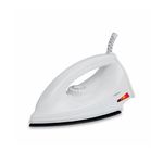 Bajaj DX-6 1000 Watts Dry Iron | Advance Soleplate And Anti-Bacterial German Coating Technology | Thermol Fuse Safety | Auto Shut-Off | Cool Touch Body | 2 Yr Warranty 【White】