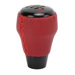 Manual Gearbox Shift Knob, Gear Shift Knob Shifter 08u92TEA Artificial Leather Replacement for Civic Type R 2017 2019