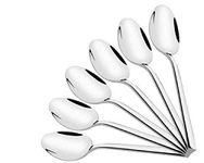 Whiteibis Stainless Steel Medium Dinner/Table Spoon Set - Set of 6