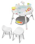 Skip Hop Baby Activity Center: Interactive Play Center (Silver Lining Cloud) + Skip Hop Toddler's Activity Chairs (White)