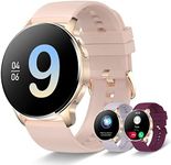 Iaret Smart Watch for Women, Bluetooth Call Fitness Tracker for Android and iOS Phones Waterproof Smartwatch with 1.32" HD Full Touch Screen AI Voice Control Heart Rate Sleep Monitor Pedometer