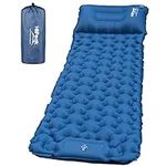 HiiPeak Sleeping Pad for Camping- Ultralight Inflatable Sleeping Mat with Built-in Foot Pump, Upgraded Durable Compact Camping Air Mattress for Camping, Backpacking, Hiking, Tent Trap Traveling