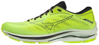 Mizuno Men's Wave Rider 25 Running Shoe, Neo Lime, 10