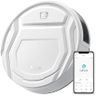 Lefant Aspirateur Robot, Robot Aspirateur Autonomie Mince Silencieux, Connecté avec WiFi/Alexa/App, 3 Modes d'aspirations, Programmable, Idéal pour Les Poils d'animaux Tapis Sols Durs, M210 Blanc