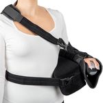 Alpha Medical Arm Sling, Shoulder Immobilizer with Abduction Pillow, Post-Op Shoulder Arm Brace, Universal.