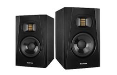 Adam Audio 2 Pack Professional T-Series T5V 5" 70W 2-Way Active Nearfield Monitor, Single - with 2 Pack 15' 8mm XLR Microphone Cable