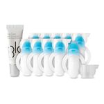 GLO Brilliant 10 Pack Teeth Whitening Gel Treatment Kit for Fast, Pain-Free, Long Lasting Results. Clinically Proven. Includes 10 GLO Vials Plus Lip Care