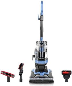 Kenmore DU1040 Bagless Upright Vacuum Lightweight Cleaner with 4 Height Adjustment, Pet HandiMate 2 Cleaning Tools for Carpet, Hard Floor and Dog Hair, 1.5L, Blue