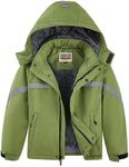 WULFUL Boy's Waterproof Ski Coat Wi