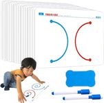 KIDWILL 2-in-1 Brain Training Games, Finger Maze & Pen Control for Logical Thinking, Creativity-Perfect for Kids & Adults, Memory Card Game, Left and Right Brain Development, Learning Puzzle Workbook