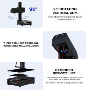 ComMarker B4 100W Fiber Laser Engraver – High Power Metal Marking Machine
