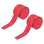 MECCANIXITY 2pcs Drum Stick Tape Drumstick Grips Drumstick Wrap Anti Slip 1" Width 43" for Drum Percussion Drumming Accessories Red