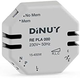 Dinuy RE.PLA.000 - Regulador intensidad 400w incandescente 320w halogena