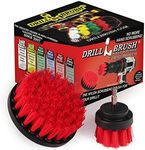 Drill Brush - Cordless Drill - Drill Brush Attachment - Cleaning Brush for Drill - Drill Brush Set - Drill Scrubber - Drill Attachments - Outdoor - Concrete - Garden - Patio - Bird Bath - Headstones