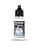 Vallejo Model Color 17 ml Acrylic Paint - White