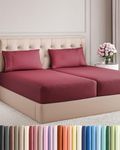 Split King Size 5 Piece Sheet Set -