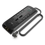 Monster Power Strip Surge Protector - Up to 6 Feet in Cord Length - Extension Cord with up to 12 Outlets and 4 USB Ports - Power Surge Protector Ideal for Home Appliances and Gadgets