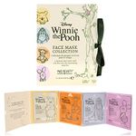 MAD BEAUTY Disney Winnie the Pooh Sheet Face Masks Collection, Coconut, Peach, Honey, & Passionfruit Favorite Characters, Hydrating & Soothing