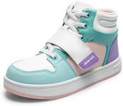 DREAM PAIRS Boys Girls High Top Sneaker LilLegends Skyhigh Basketball Shoes,Size 13 Little Kid,Multi-Color,Freestyle-K